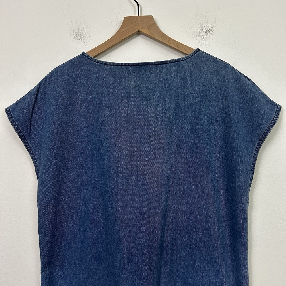 Wilfred Blue Denim Mini Dress - Picture 8 of 14